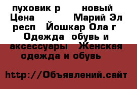 пуховик р48-50 новый › Цена ­ 1 200 - Марий Эл респ., Йошкар-Ола г. Одежда, обувь и аксессуары » Женская одежда и обувь   